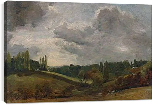 Постер на подрамнике - East Bergholt. Джон Констебл