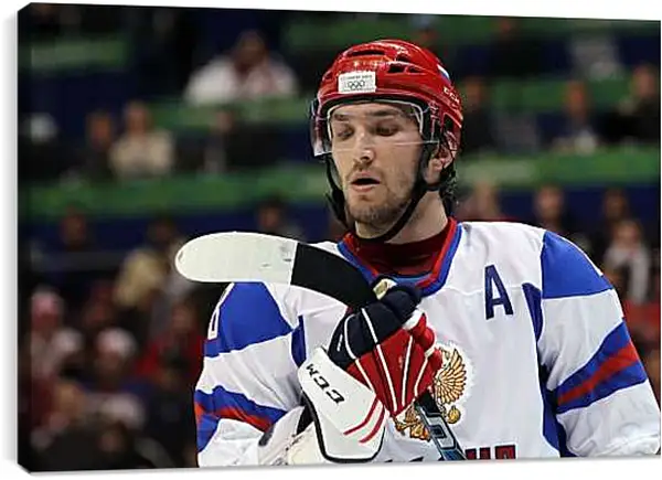 Постер на подрамнике - Александр Овечкин. Сборная России