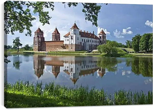 Постер на подрамнике - Мирский замок 3. Республика Беларусь