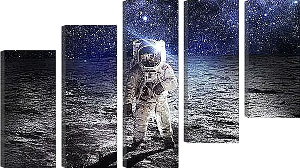 Модульная картина - На неизведанной планете