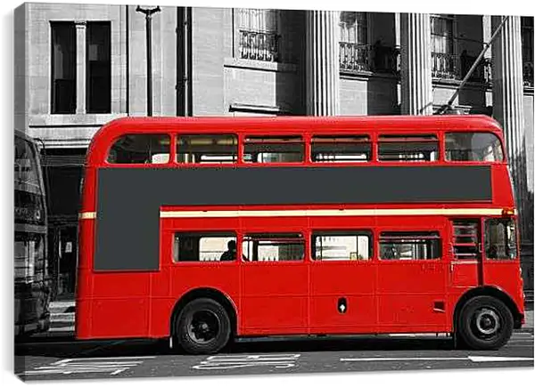 Постер на подрамнике - Лондонский автобус