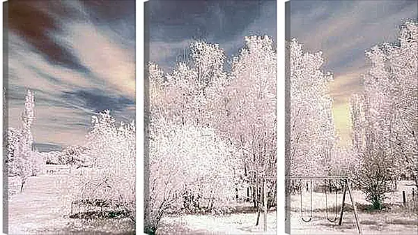 Модульная картина - Зима