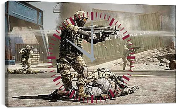 Часы картина - Battlefield: Bad Company 2