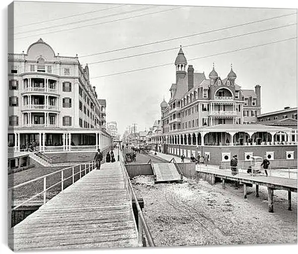 Постер на подрамнике - Америка в начале 20 века