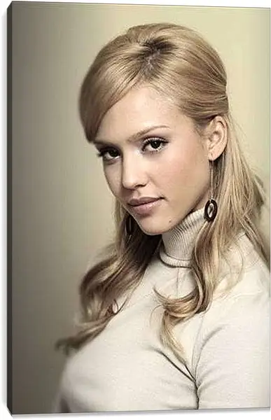 Постер на подрамнике - Jessica Alba - Джессика Альба
