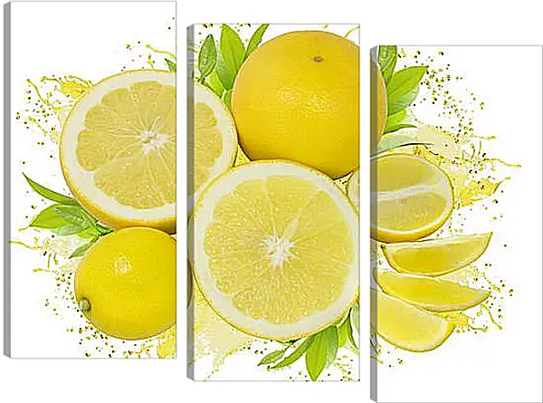 Модульная картина - Лимоны