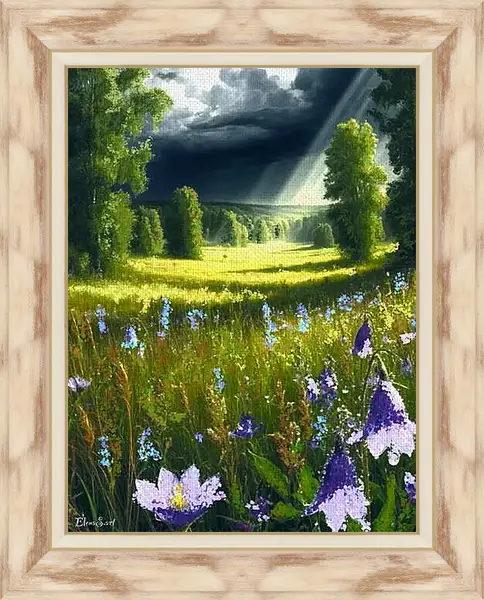 Картина в раме - Clouds 3