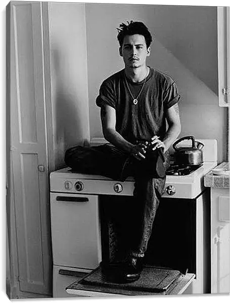 Постер на подрамнике - Johnny Depp - Джонни Депп
