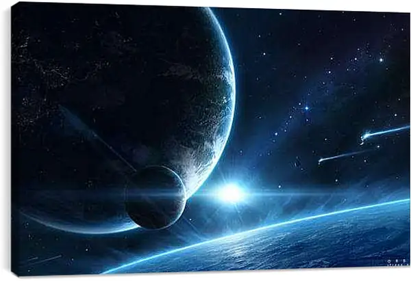 Постер на подрамнике - Космос