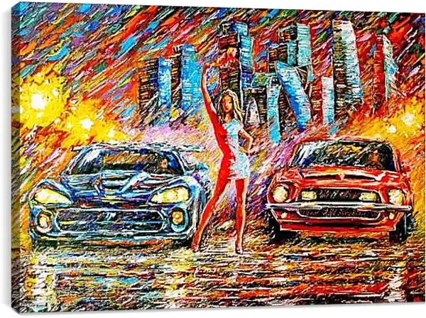 Постер на подрамнике - Стрит