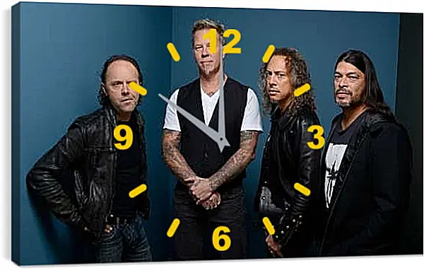 Часы картина - Металлика. Metallica