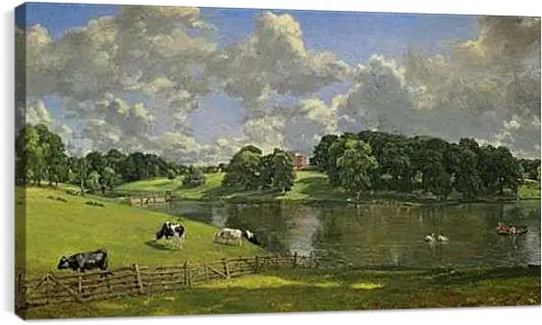 Постер на подрамнике - Wivenhoe Park, Essex. Джон Констебл