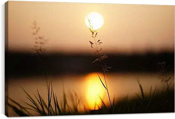 Постер на подрамнике - закат