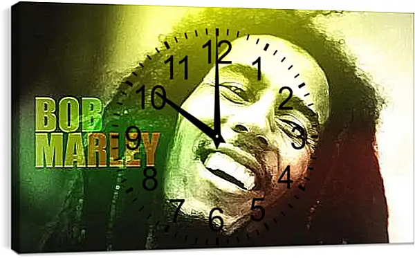 Часы картина - Боб Марли. Bob Marley