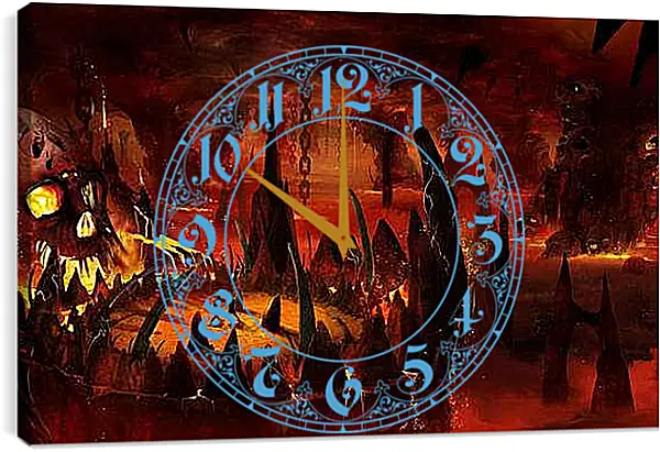 Часы картина - Mortal Kombat Vs. Dc Universe