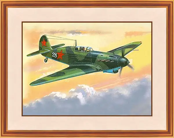 Картина в раме - Самолет