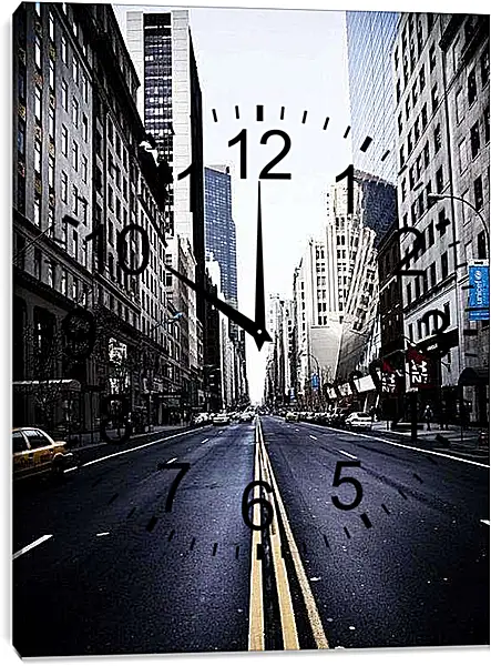 Часы картина - Нью-Йорк