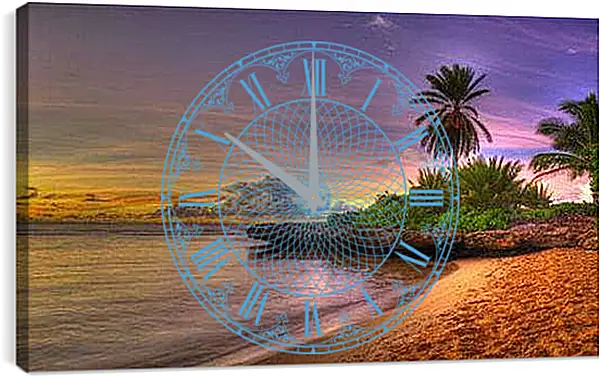 Часы картина - nature - природа