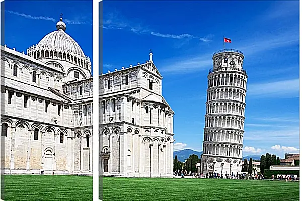 Модульная картина - Пизанская башня 4. Италия