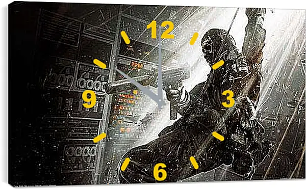 Часы картина - Call Of Duty: Black Ops