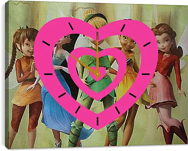 Часы картина - Феи