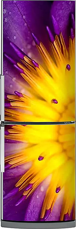 Магнитная панель на холодильник - Цветок-фантазия