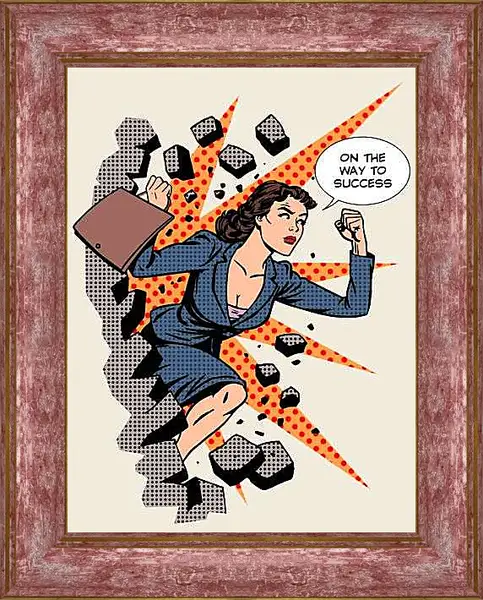 Картина в раме - Бизнесвумен