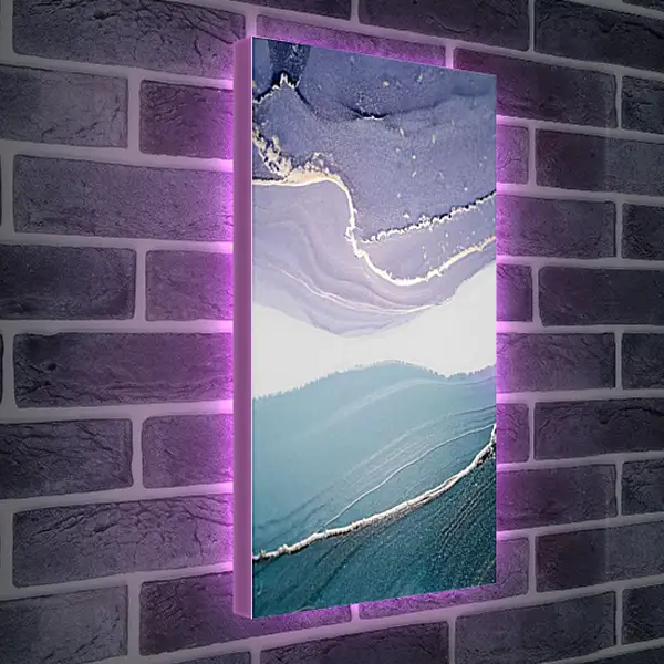 Лайтбокс световая панель - Abstraction violet1. Mari Dein