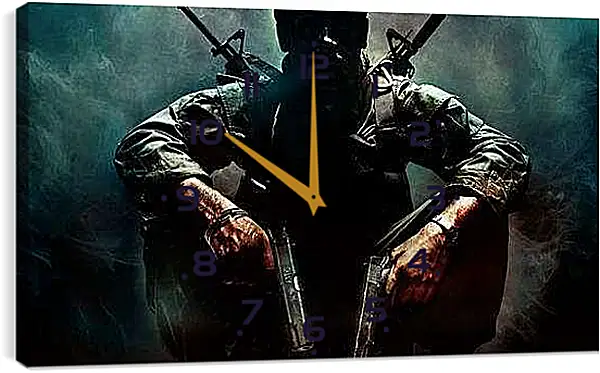 Часы картина - Call Of Duty: Black Ops