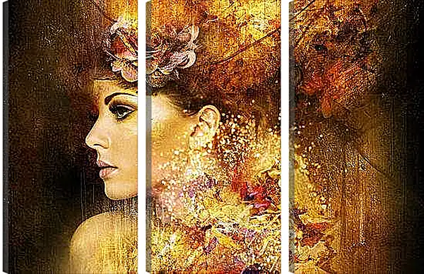 Модульная картина - Девушка