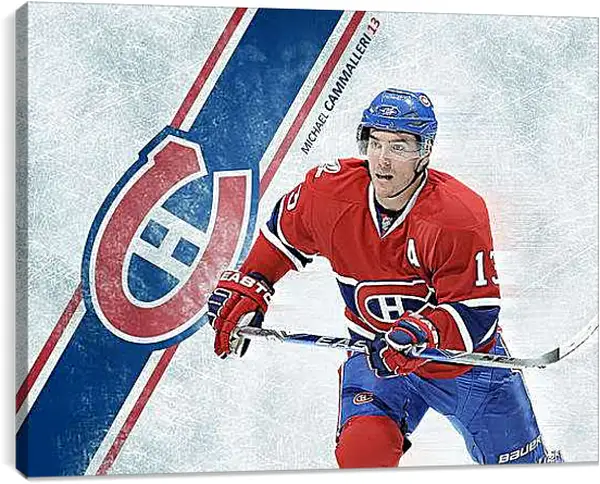 Постер на подрамнике - Хоккеист Монреаль Канадиенс