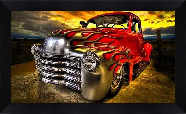 Картина в раме - Пикап