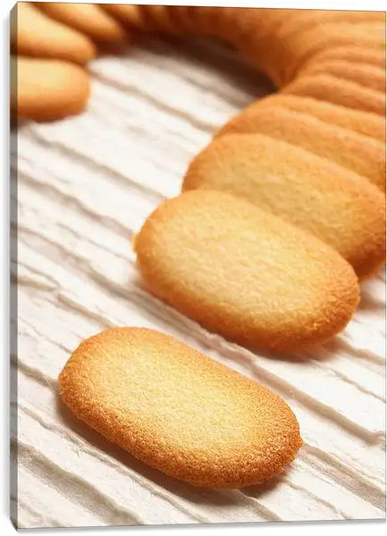 Постер на подрамнике - Печенье. Сладкое утро.