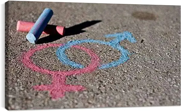 Постер на подрамнике - Любовь