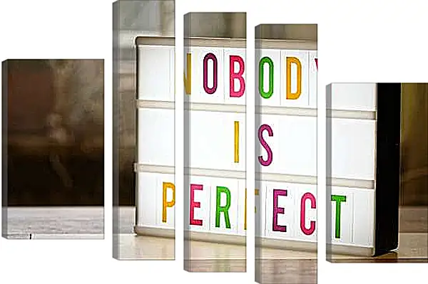 Модульная картина - Никто не идеален