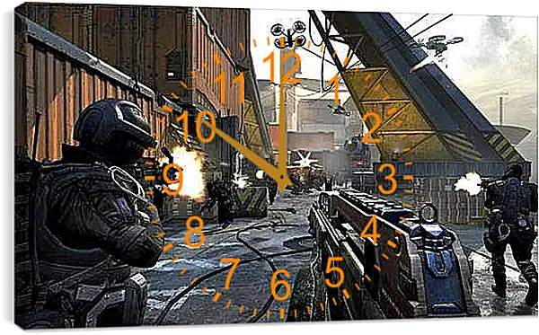 Часы картина - Call Of Duty: Black Ops II