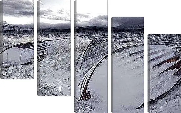 Модульная картина - Зима