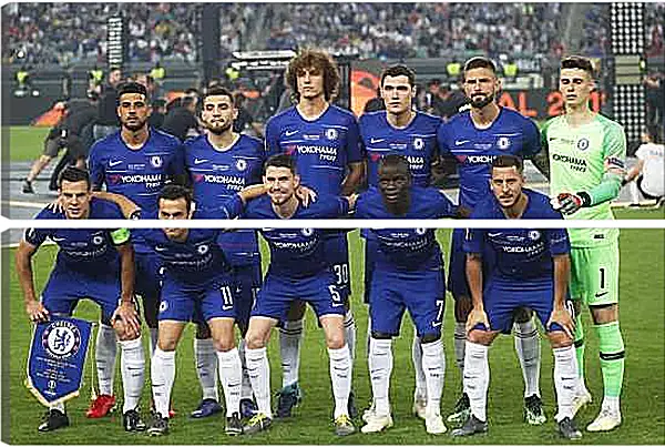 Модульная картина - Фото перед матчем ФК Челси. FC Chelsea