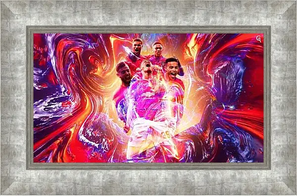 Картина в раме - ФК Манчестер Юнайтед. FC Manchester United