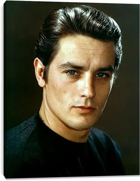 Постер на подрамнике - Ален Делон. Alain Delon