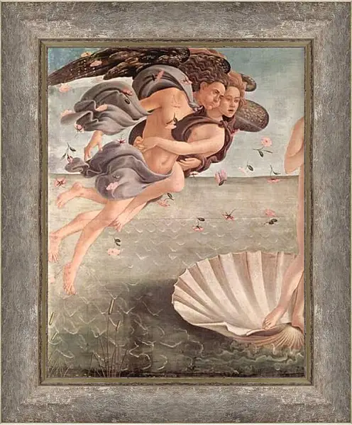 Картина в раме - Birth of  the Venus (detail 3) Сандро Боттичелли