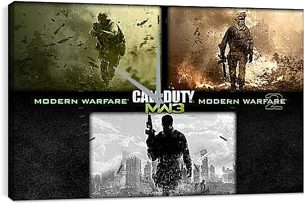Часы картина - Call Of Duty