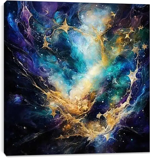 Постер на подрамнике - Космос 1