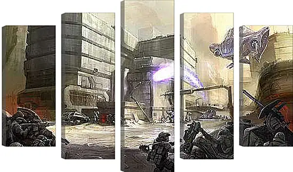 Модульная картина - Halo