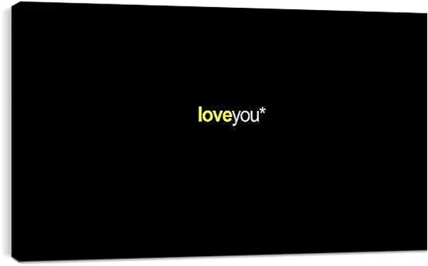 Постер на подрамнике - Любовь