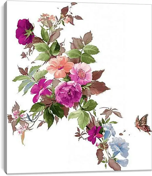 Постер на подрамнике - Цветы