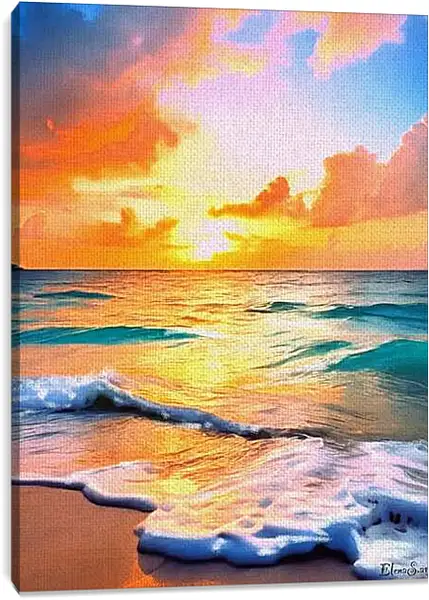 Постер на подрамнике - Sunrise 27