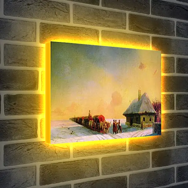 Лайтбокс световая панель - Чумаки в Малоросии. Иван Айвазовский