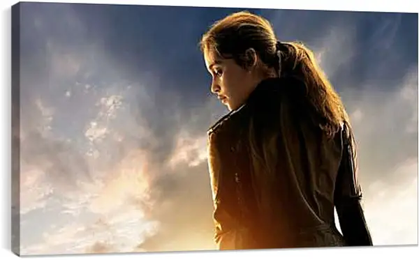 Постер на подрамнике - Эмилия Кларк. Терминатор Генезис