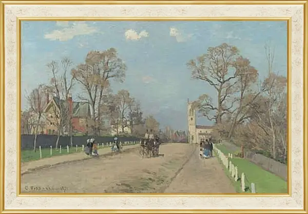 Картина в раме - The Avenue, Sydenham. Камиль Писсарро